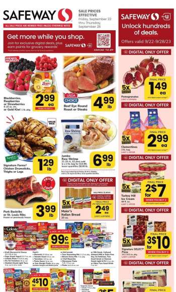 Safeway Flyer - 09/22/2023 - 09/28/2023.