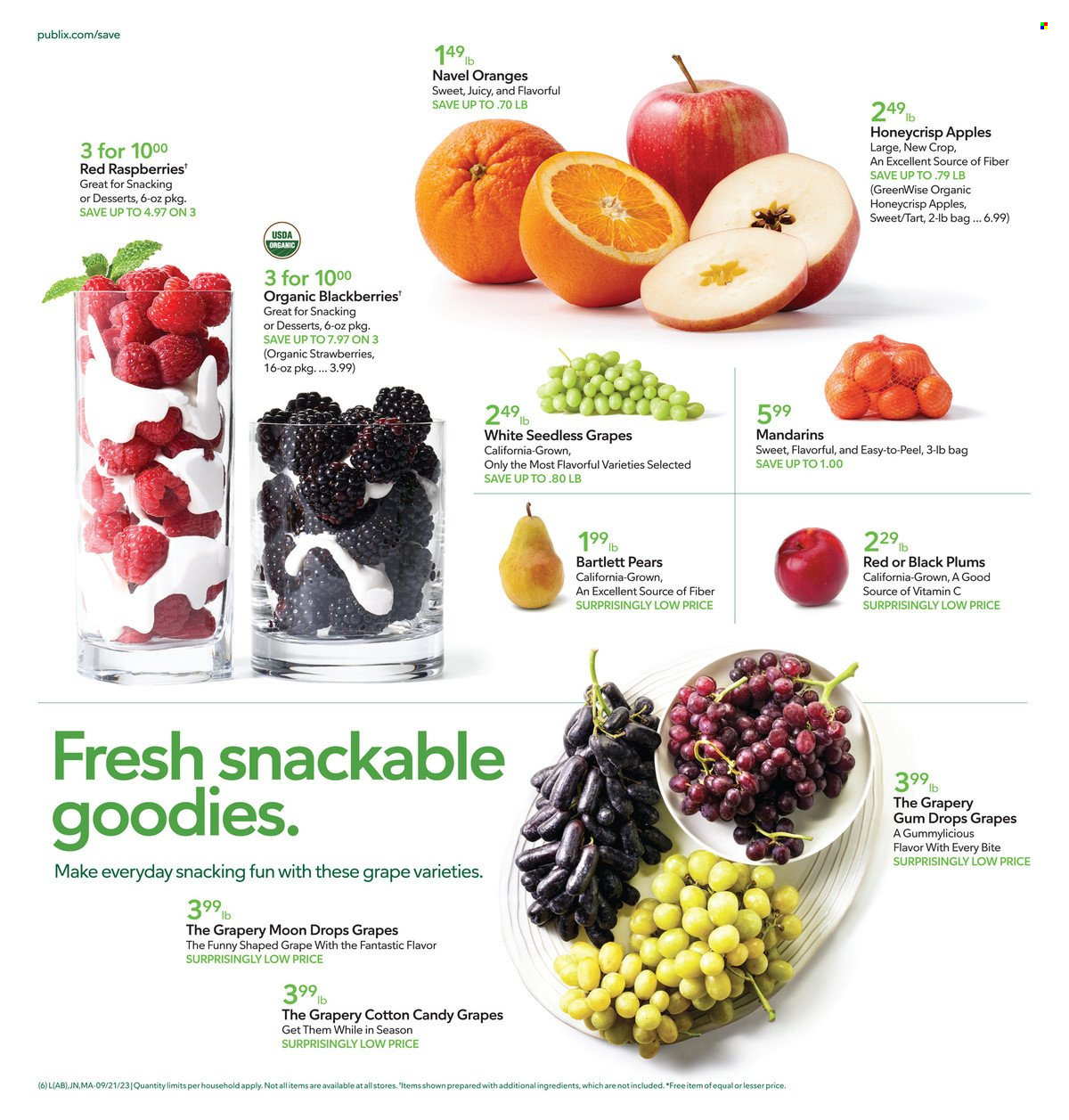 Publix ad - 09/21/2023 - 09/27/2023. Page 10