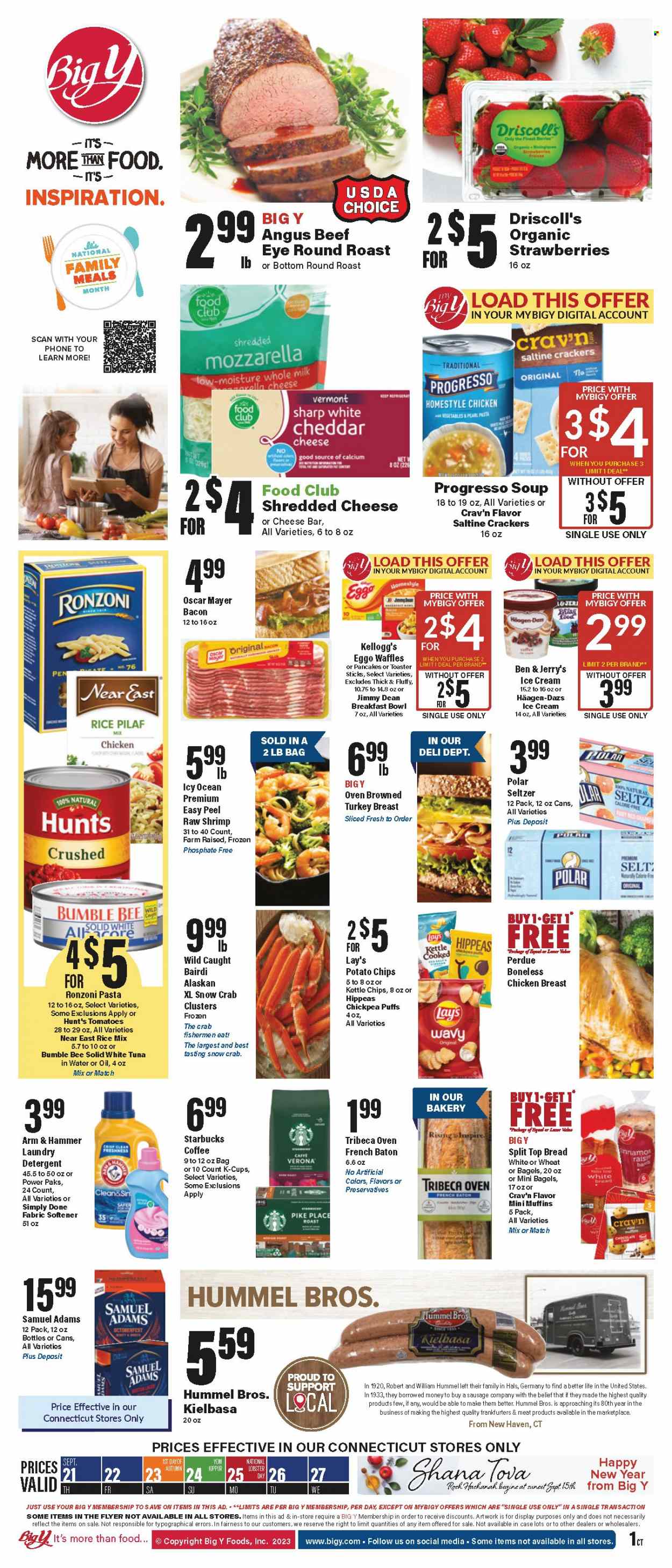 Big Y ad - 09/21/2023 - 09/27/2023. Page 1
