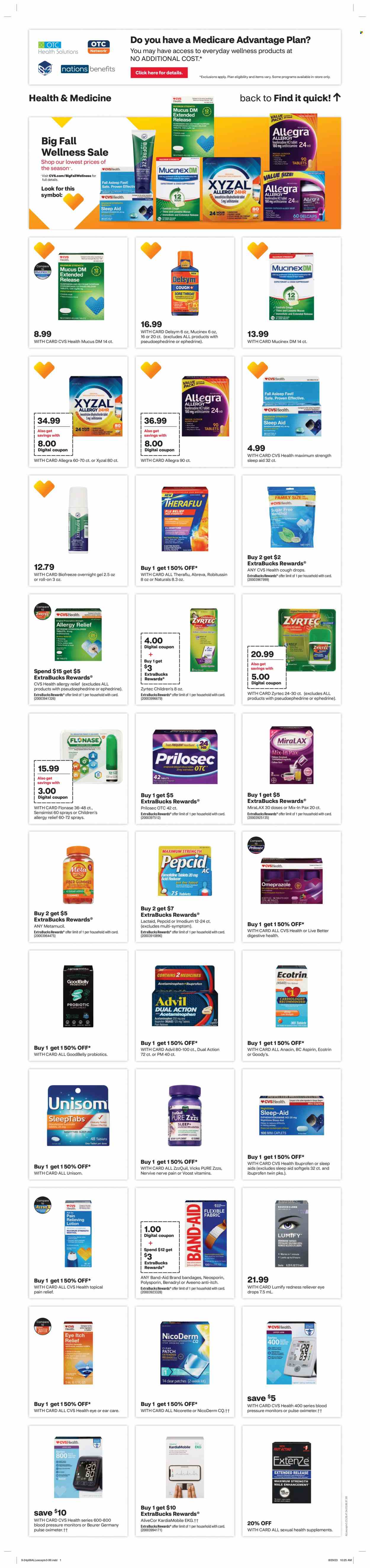CVS Pharmacy ad - 09/24/2023 - 09/30/2023. Page 6