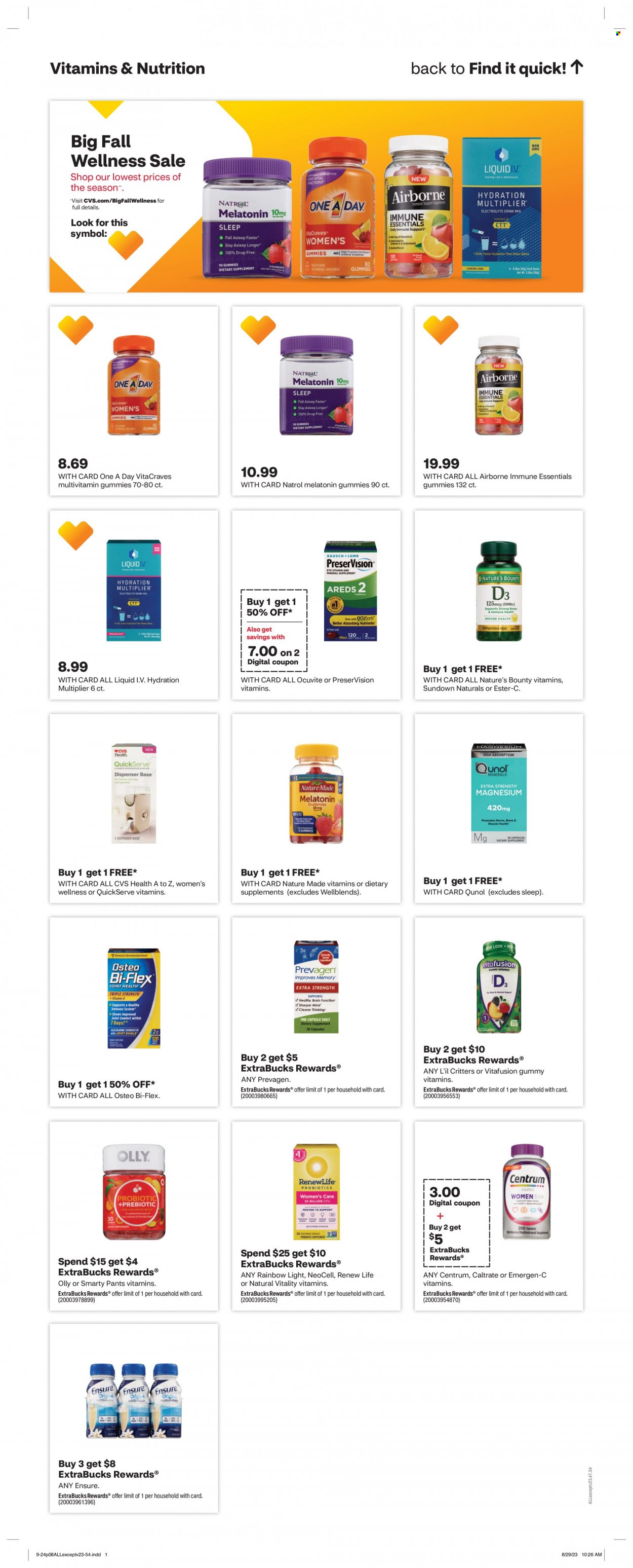 CVS Pharmacy ad - 09/24/2023 - 09/30/2023. Page 8