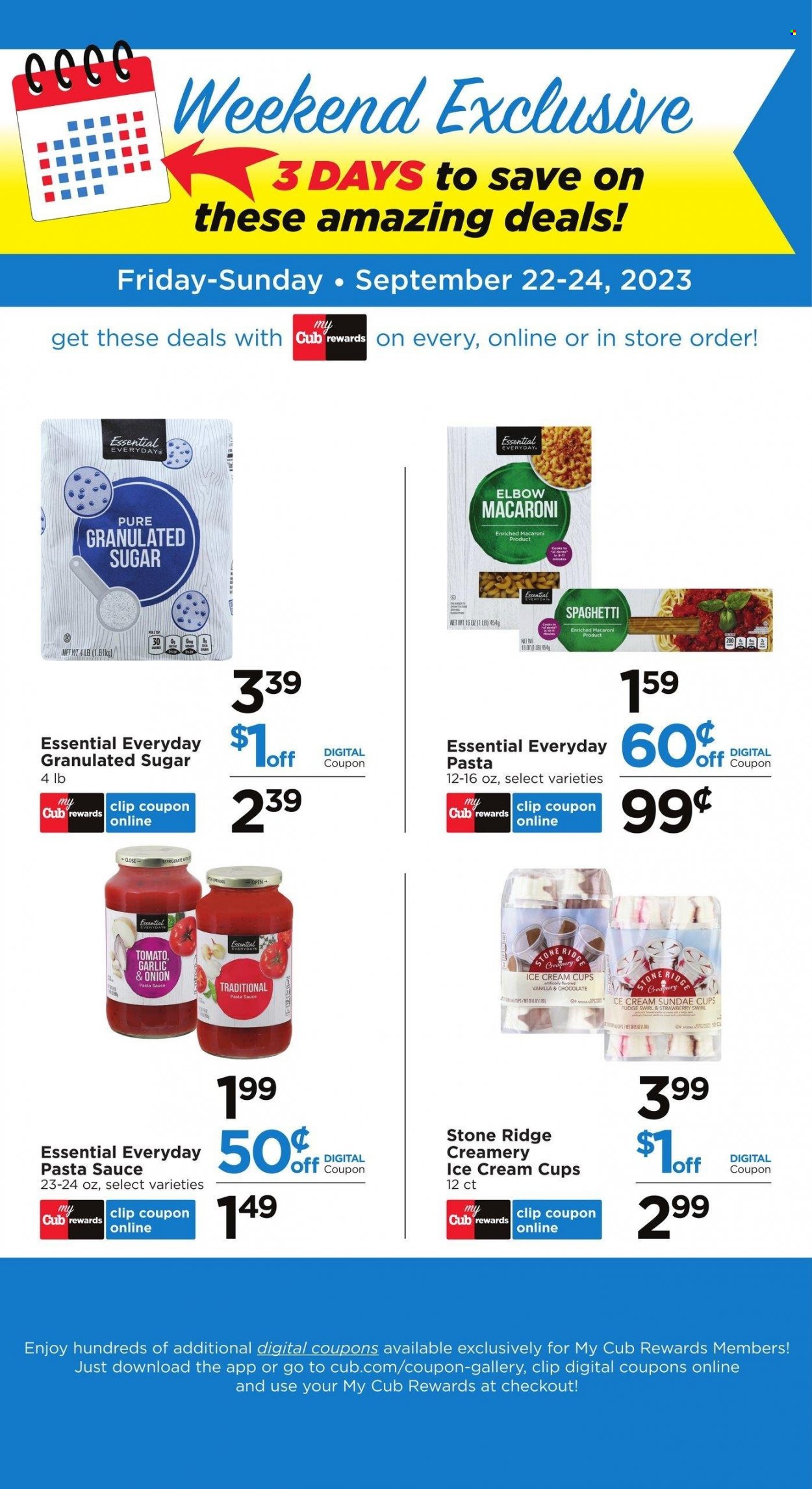 Cub Foods ad - 09/22/2023 - 09/24/2023. Page 1