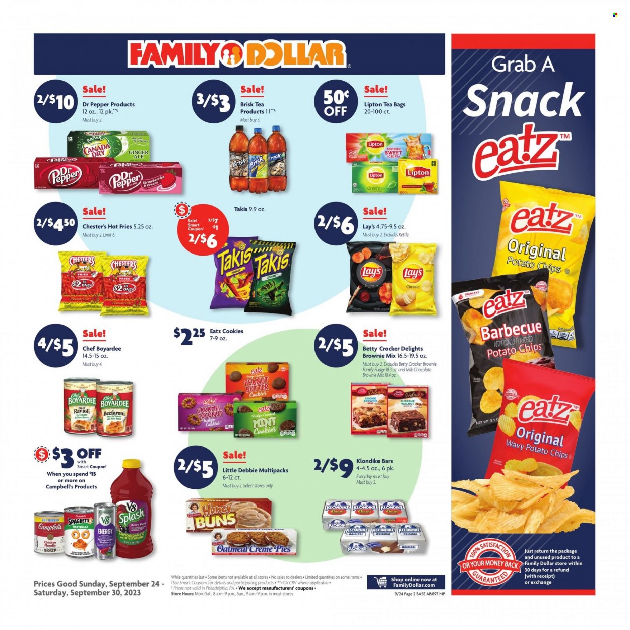 Family Dollar ad - 09/24/2023 - 09/30/2023. Page 2