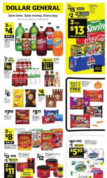 Dollar General Flyer - September 24, 2023 - September 30, 2023.
