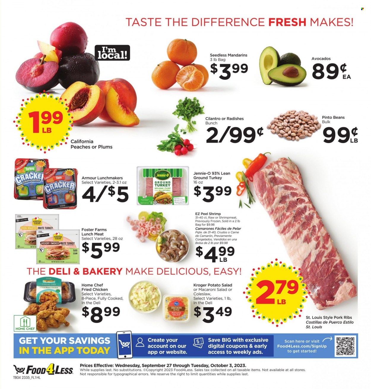 Food 4 Less ad - 09/27/2023 - 10/03/2023. Page 4