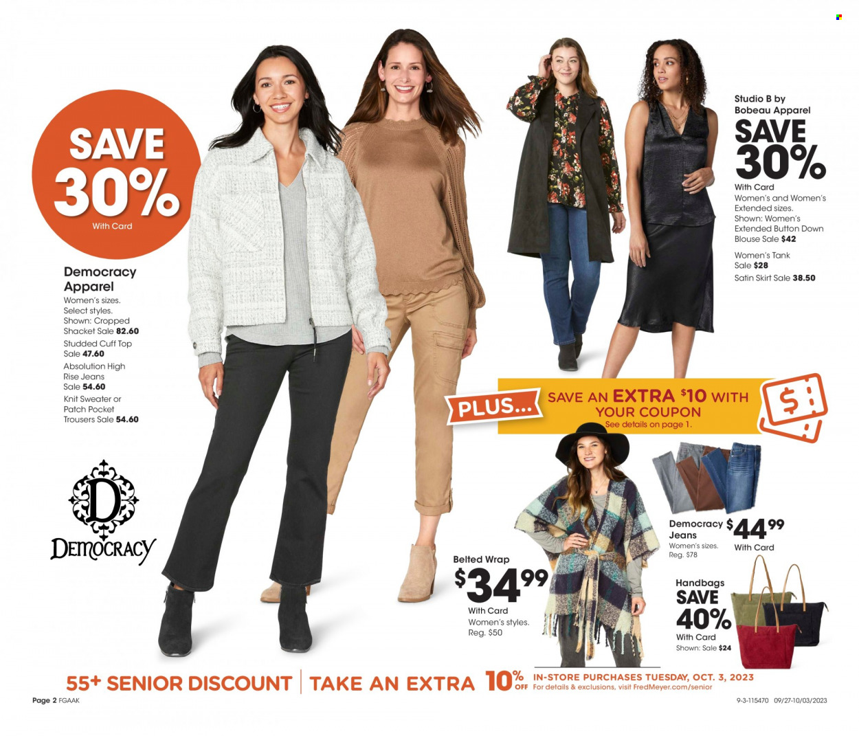 Fred Meyer ad - 09/27/2023 - 10/03/2023. Page 2