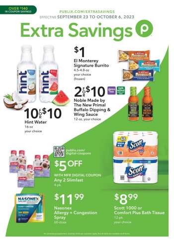 Publix Flyer - 09/23/2023 - 10/06/2023.