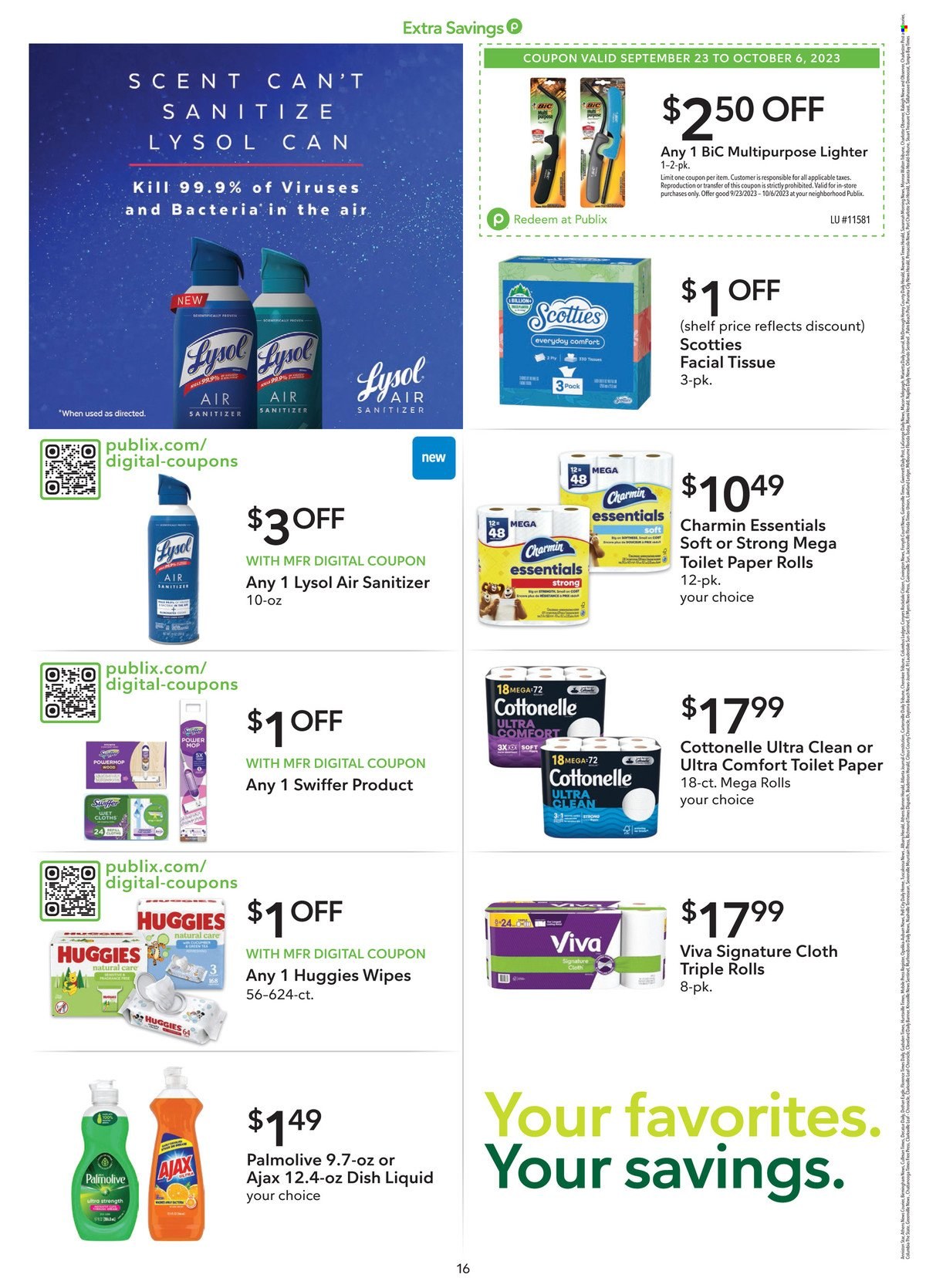 Publix ad - 09/23/2023 - 10/06/2023. Page 16