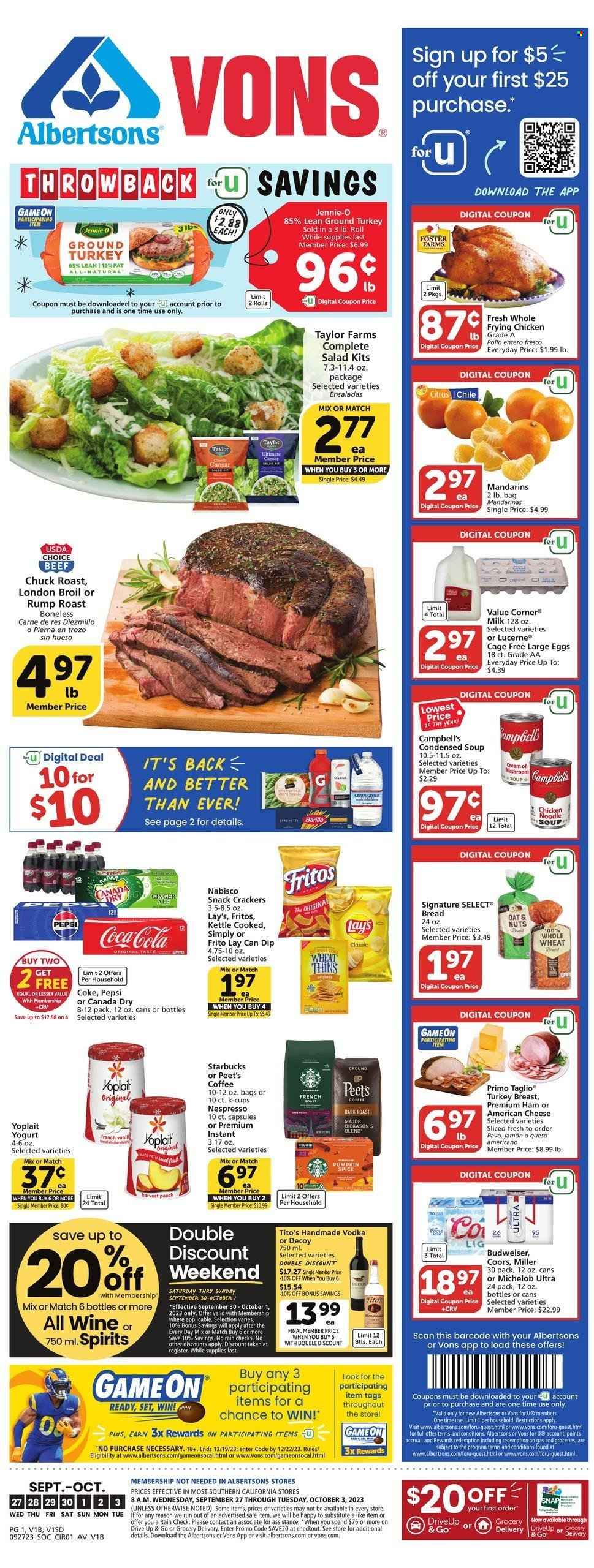 Vons ad - 09/27/2023 - 10/03/2023. Page 1