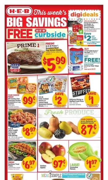 H-E-B Flyer - 09/27/2023 - 10/03/2023.