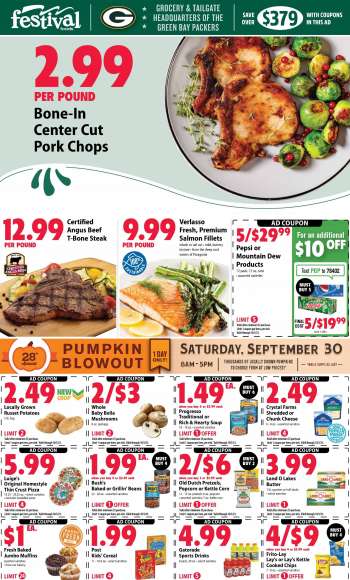 Festival Foods Flyer - 09/27/2023 - 10/03/2023.