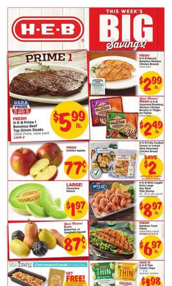 H-E-B Flyer - 09/27/2023 - 10/03/2023.