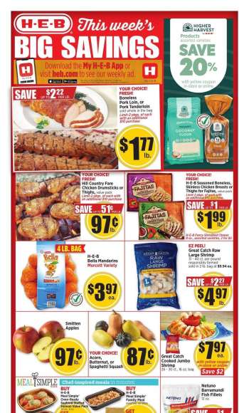 H-E-B Flyer - 09/27/2023 - 10/03/2023.