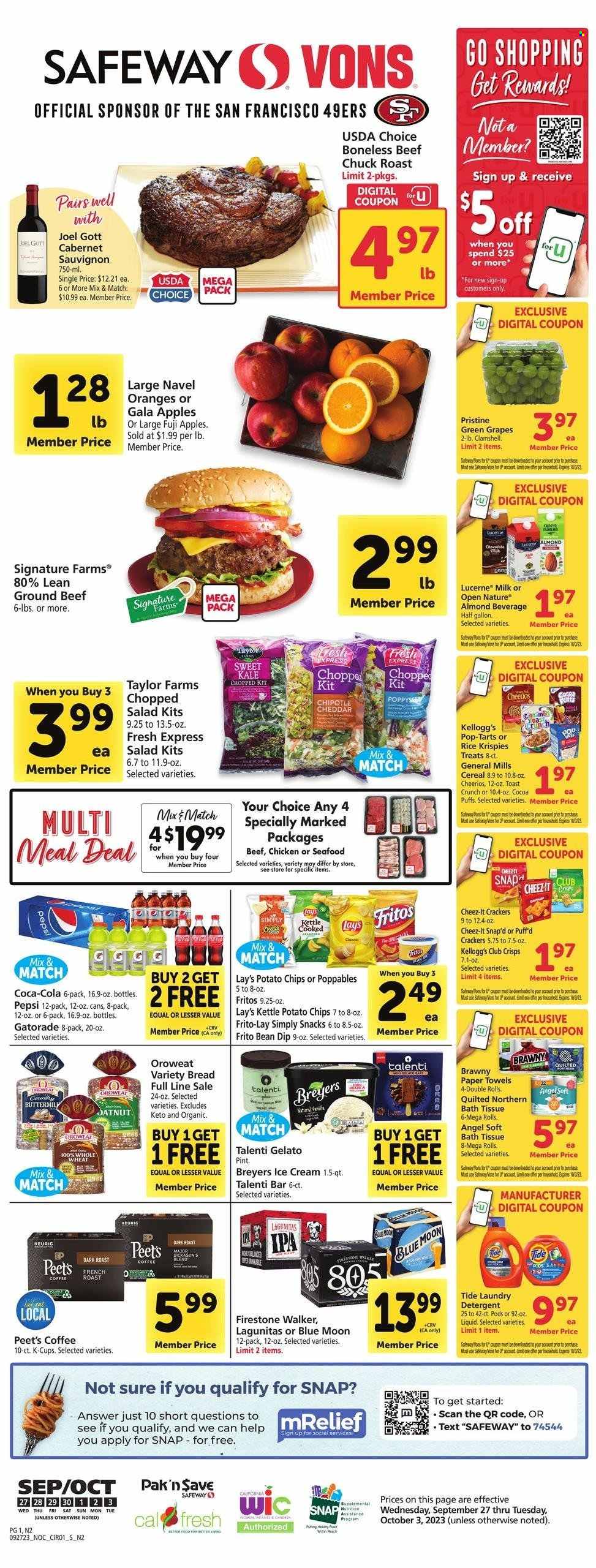 Vons ad - 09/27/2023 - 10/03/2023. Page 1