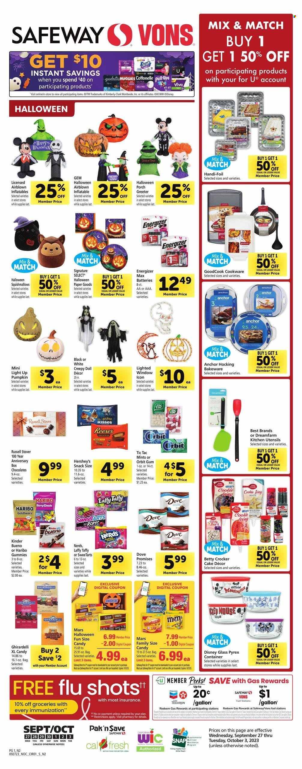 Vons ad - 09/27/2023 - 10/03/2023. Page 1