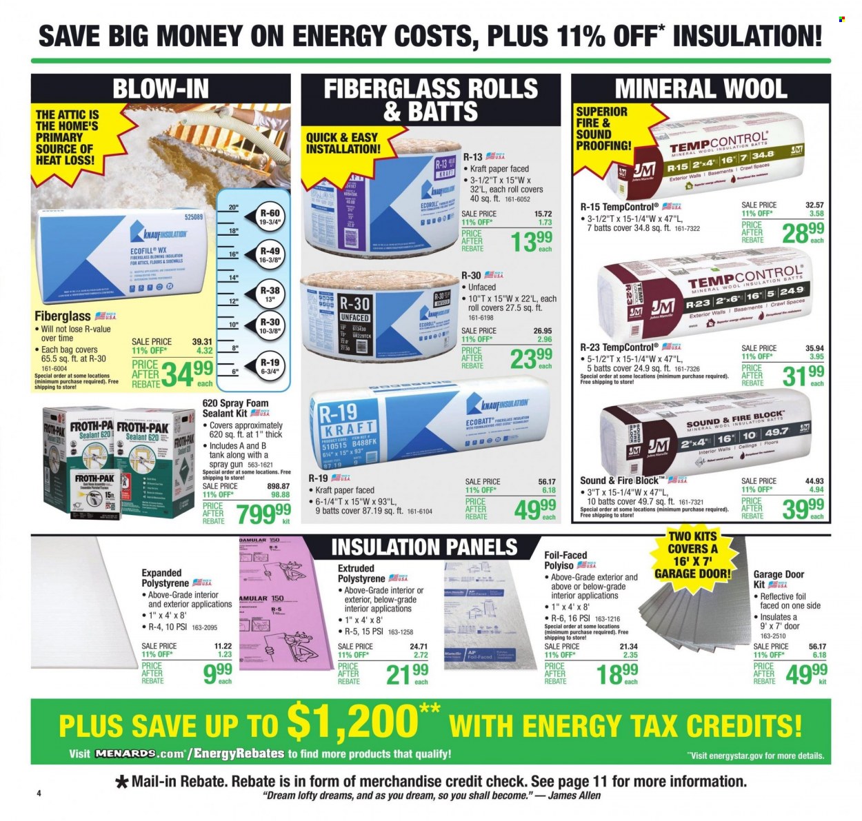 Menards ad - 09/28/2023 - 10/08/2023. Page 9