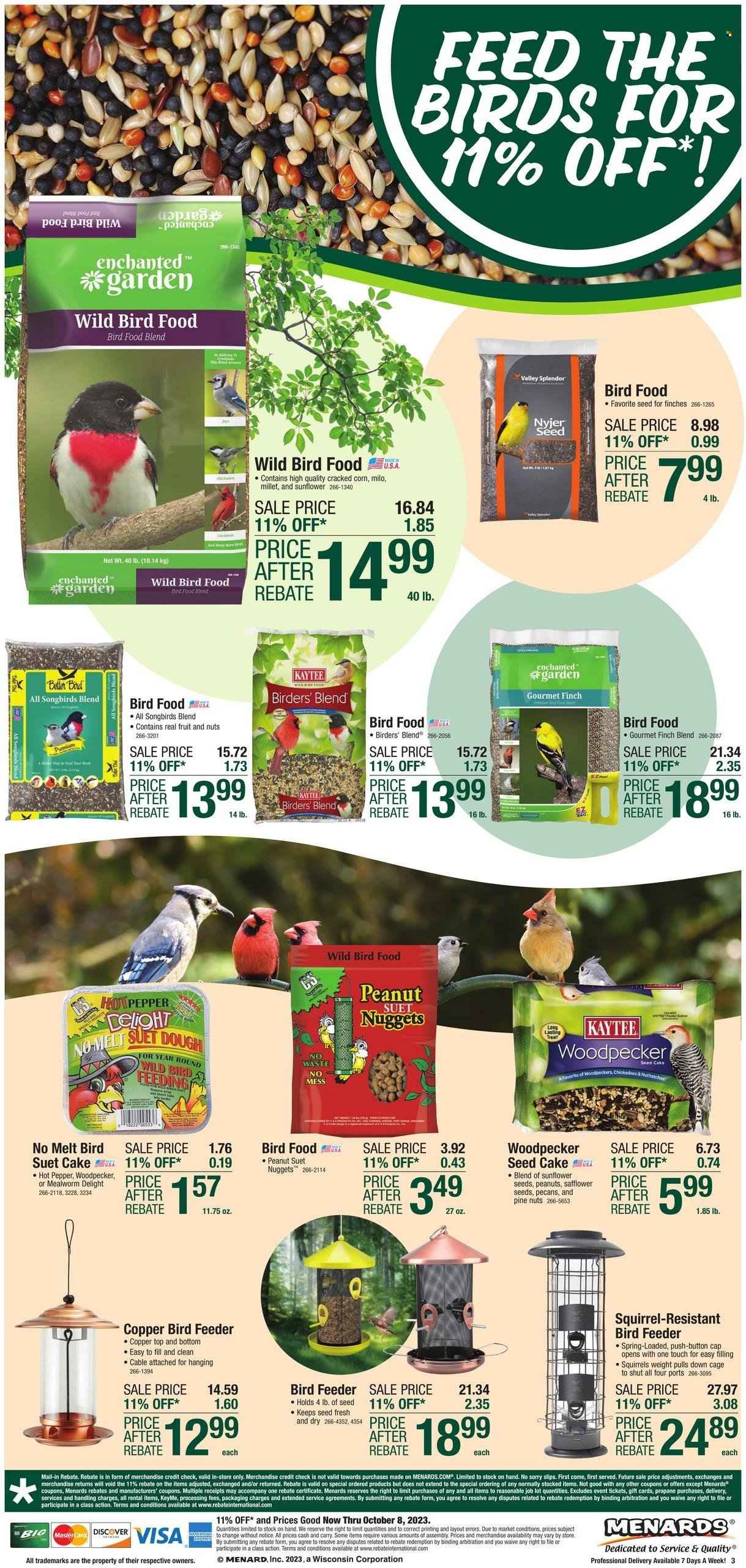 Menards ad - 09/28/2023 - 10/08/2023. Page 3