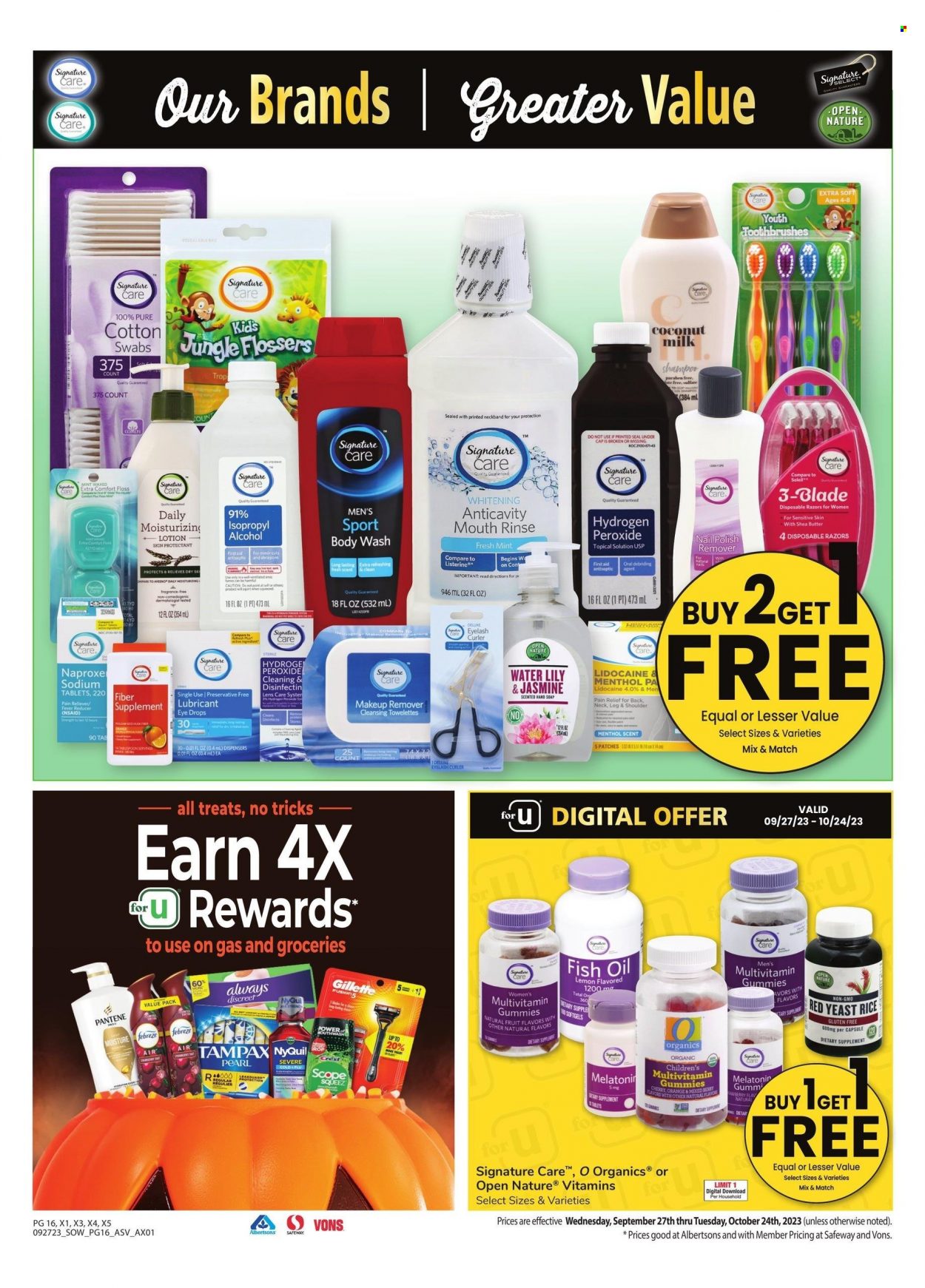 Safeway ad - 09/27/2023 - 10/24/2023. Page 16