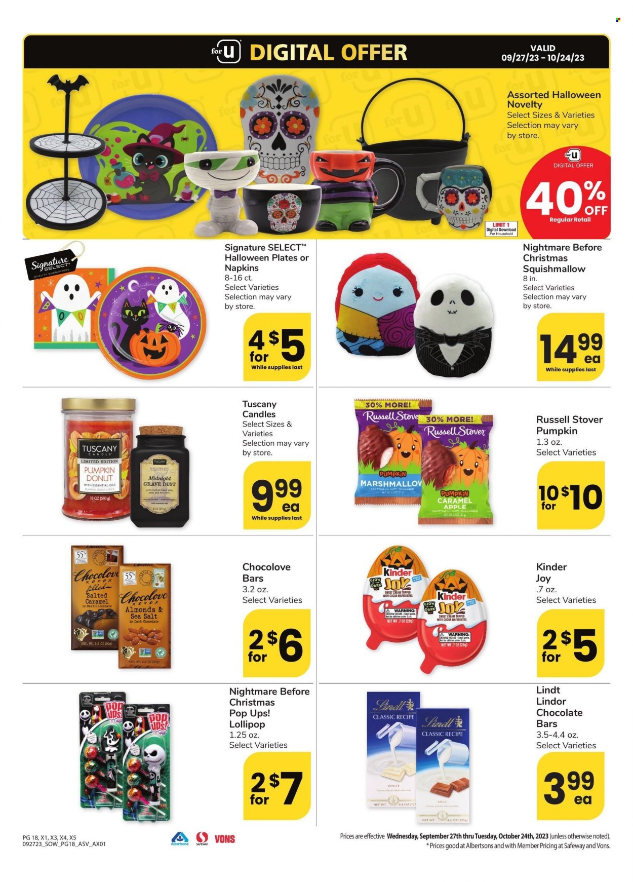 Safeway ad - 09/27/2023 - 10/24/2023. Page 18