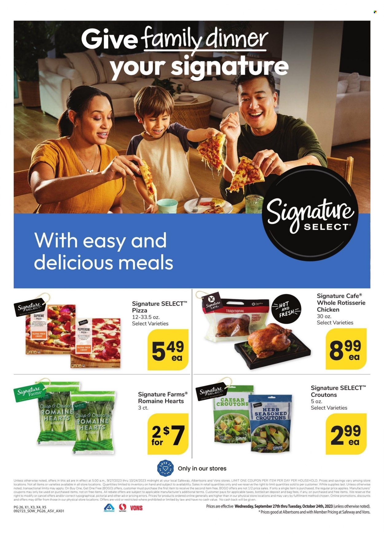 Safeway ad - 09/27/2023 - 10/24/2023. Page 26