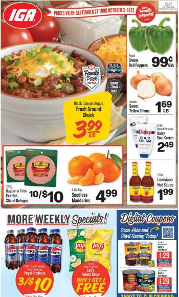 IGA Flyer - 09/27/2023 - 10/03/2023.