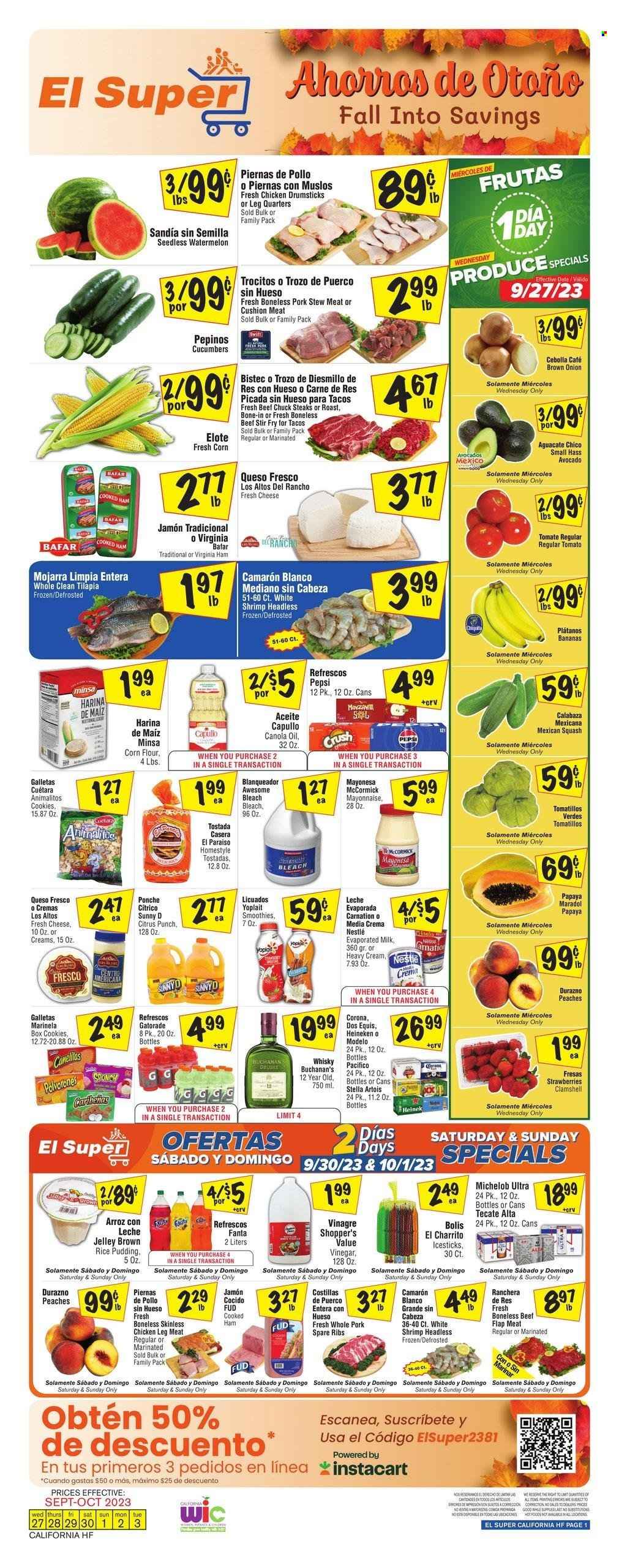 El Super ad - 09/27/2023 - 10/03/2023. Page 1