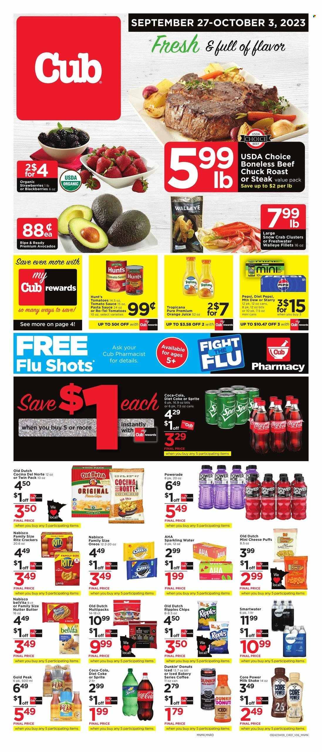 Cub Foods ad - 09/27/2023 - 10/03/2023. Page 1