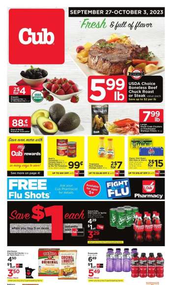 Cub Foods Flyer - 09/27/2023 - 10/03/2023.