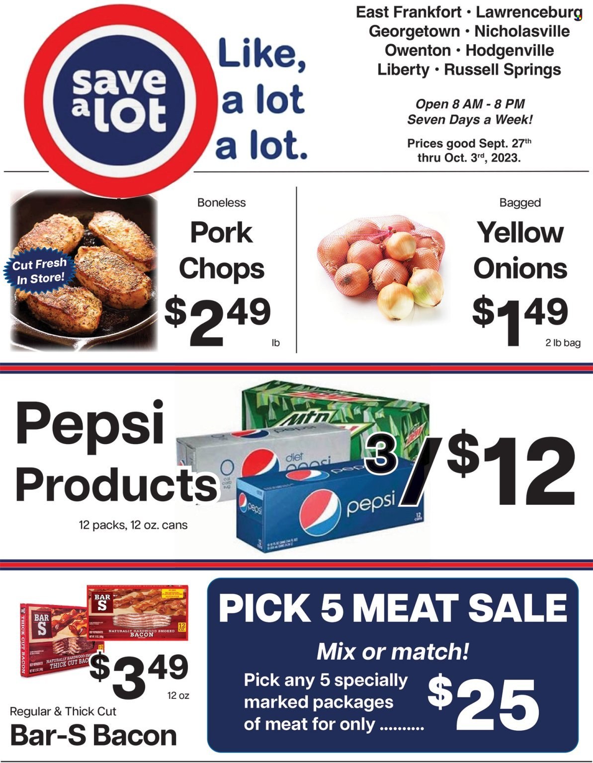 Save a Lot ad - 09/27/2023 - 10/03/2023. Page 1