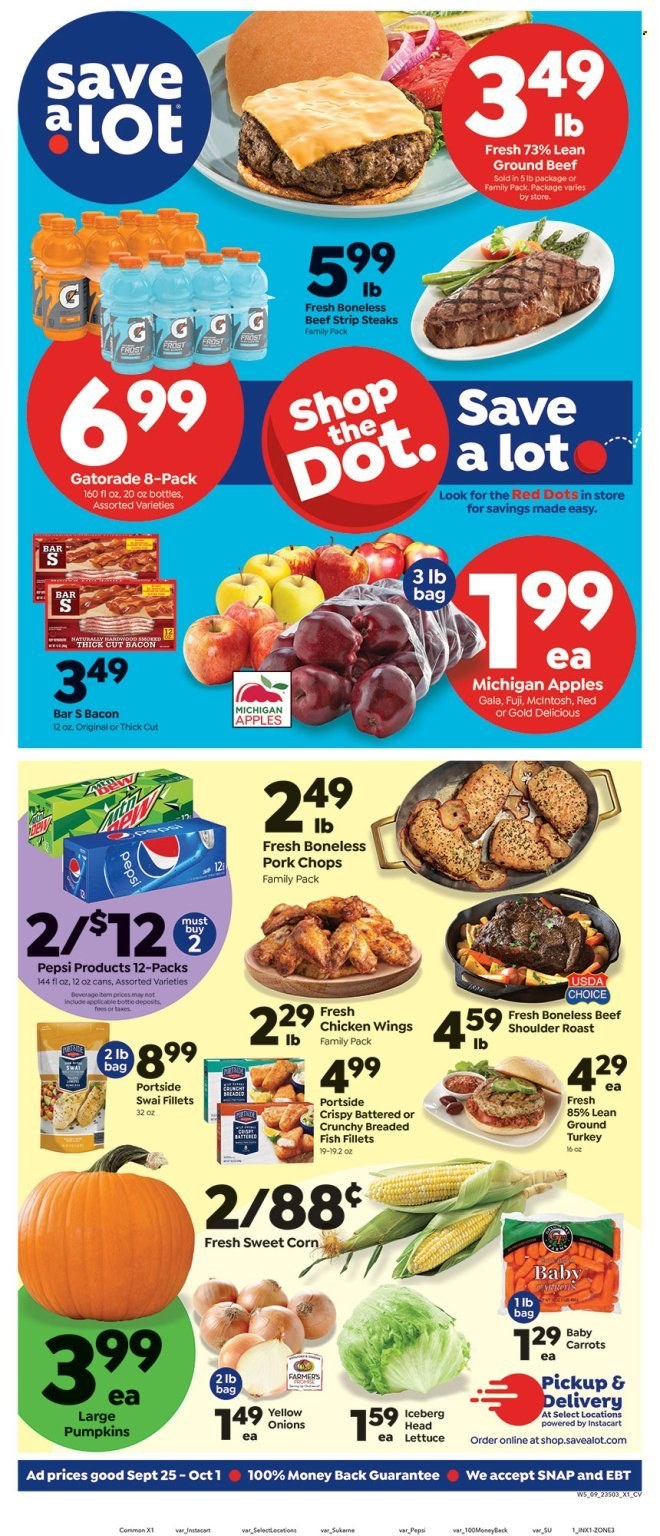 Save a Lot ad - 09/25/2023 - 10/01/2023. Page 1