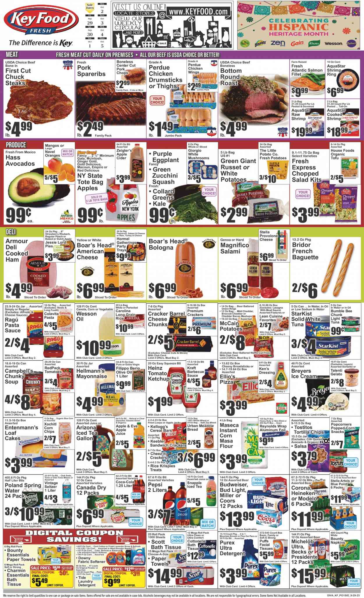 Key Food ad - 09/29/2023 - 10/05/2023. Page 1