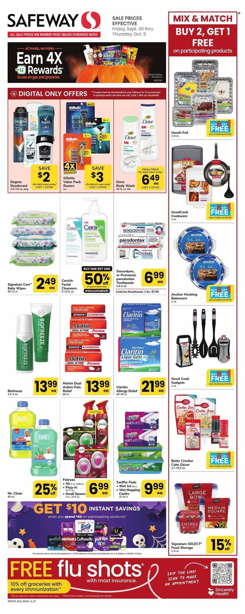 Safeway ad - 09/29/2023 - 10/05/2023. Page 1