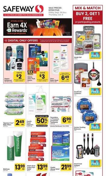 Safeway Flyer - 09/29/2023 - 10/05/2023.