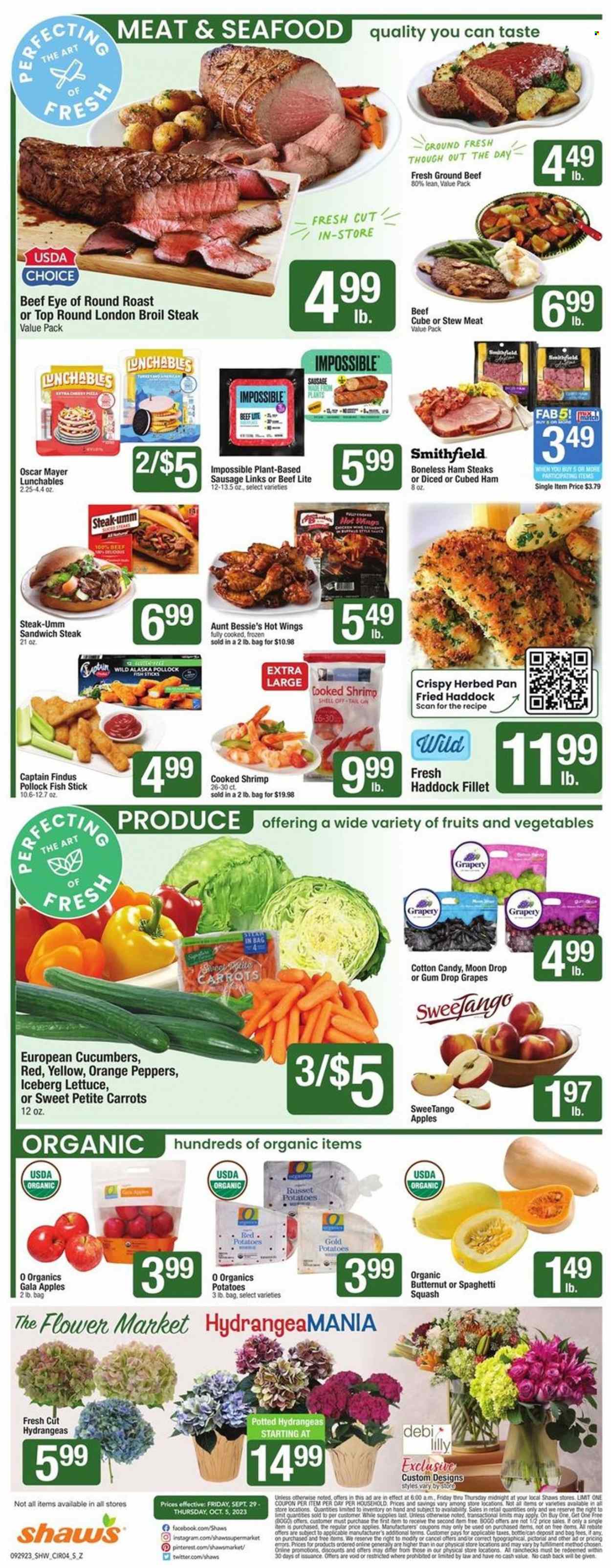 Shaw’s ad - 09/29/2023 - 10/05/2023. Page 4