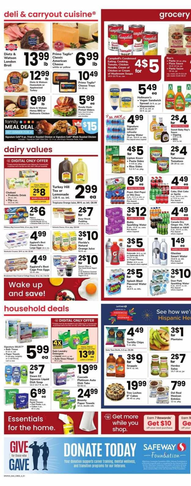 Safeway ad - 09/29/2023 - 10/05/2023. Page 2