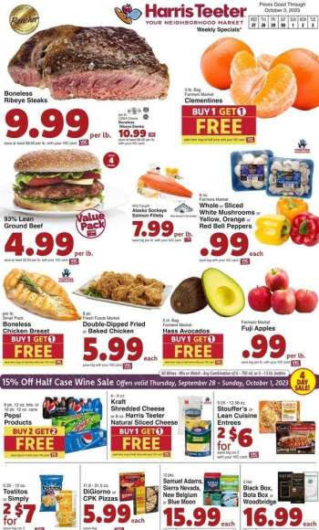 Harris Teeter Flyer - 09/27/2023 - 10/03/2023.