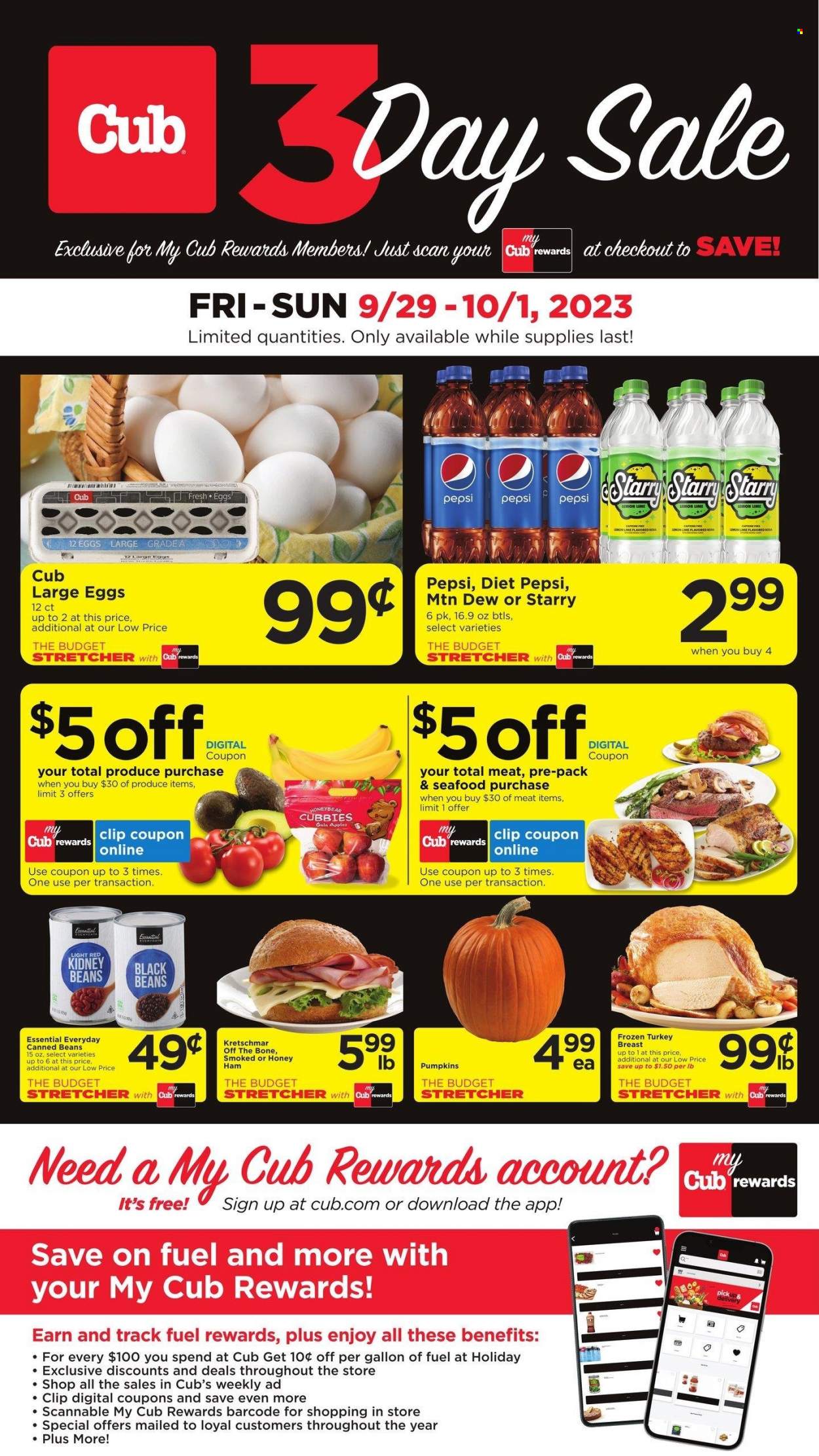 Cub Foods ad - 09/29/2023 - 10/01/2023. Page 1