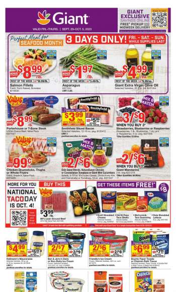Giant Food Flyer - 09/29/2023 - 10/05/2023.