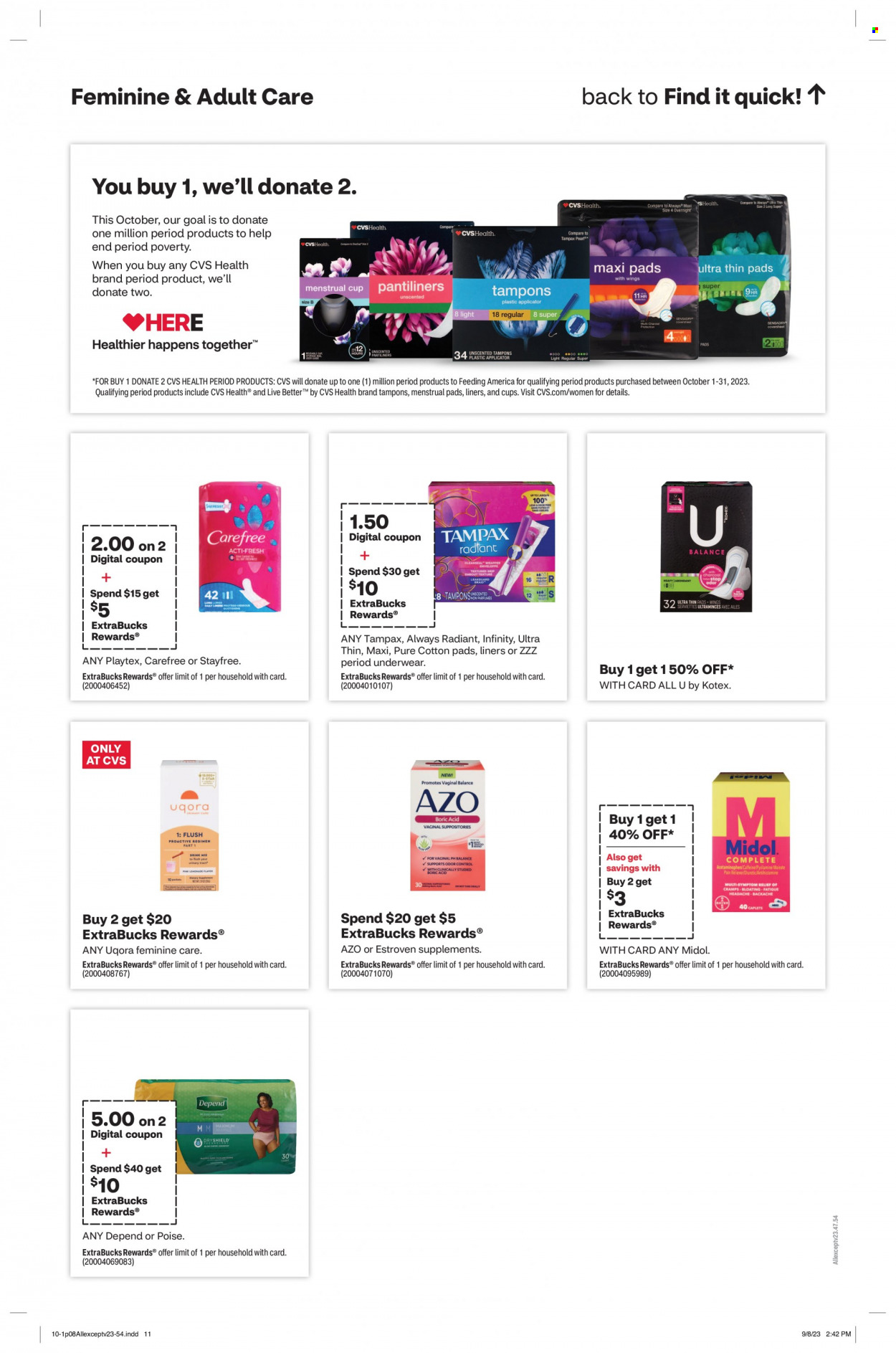 CVS Pharmacy ad - 10/01/2023 - 10/07/2023. Page 8