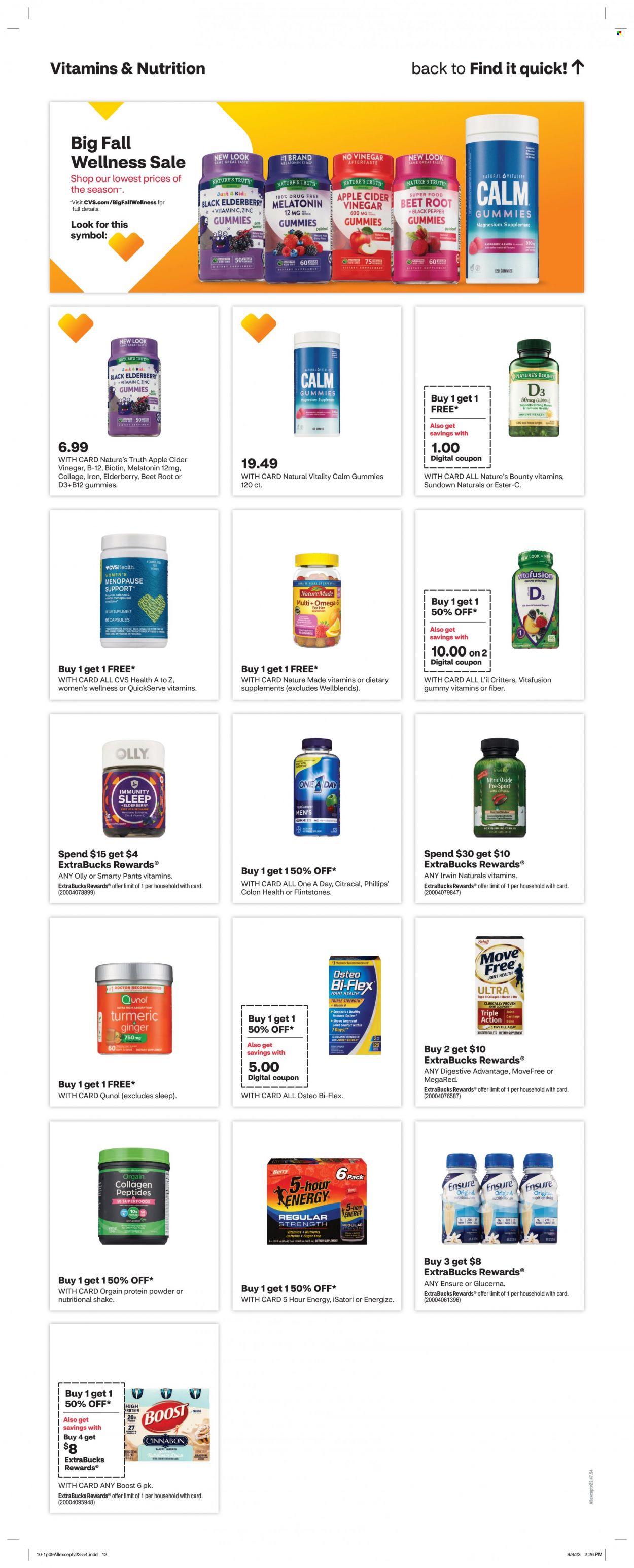 CVS Pharmacy ad - 10/01/2023 - 10/07/2023. Page 9