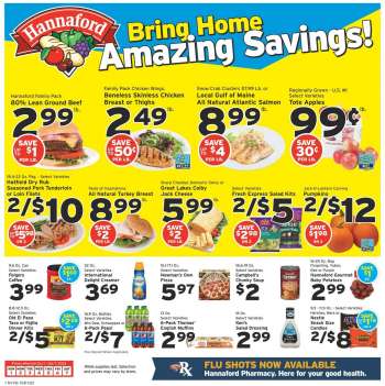 Hannaford Flyer - 10/01/2023 - 10/07/2023.