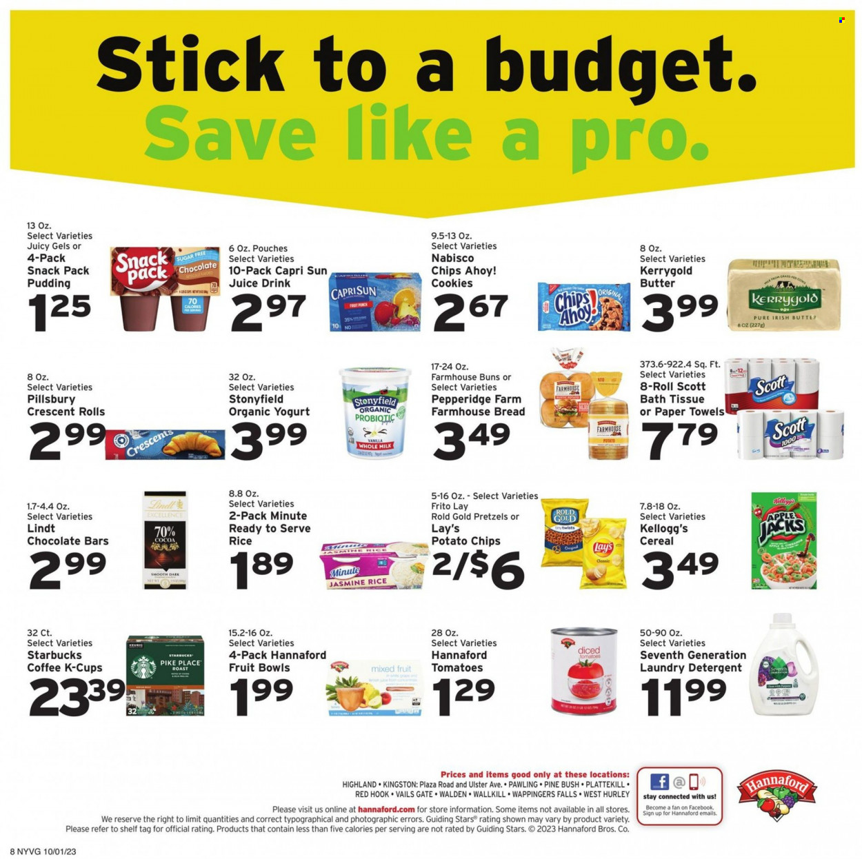 Hannaford ad - 10/01/2023 - 10/07/2023. Page 8