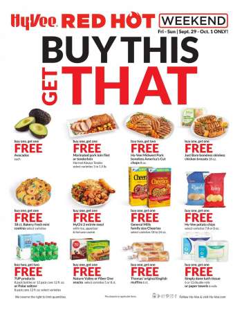 Hy-Vee Flyer - September 29, 2023 - October 01, 2023.