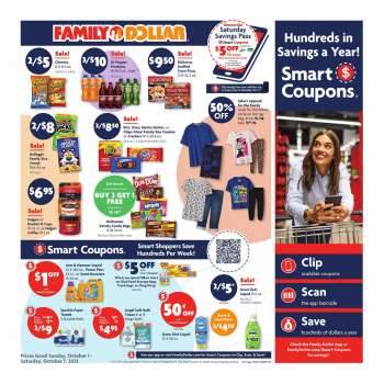 Family Dollar Flyer - 10/01/2023 - 10/07/2023.