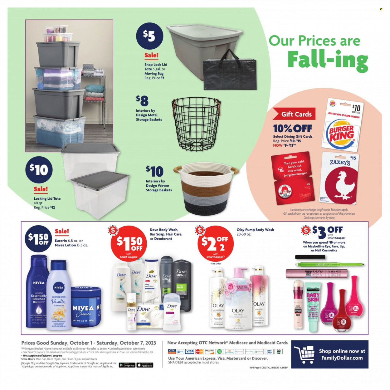 Family Dollar ad - 10/01/2023 - 10/07/2023. Page 10