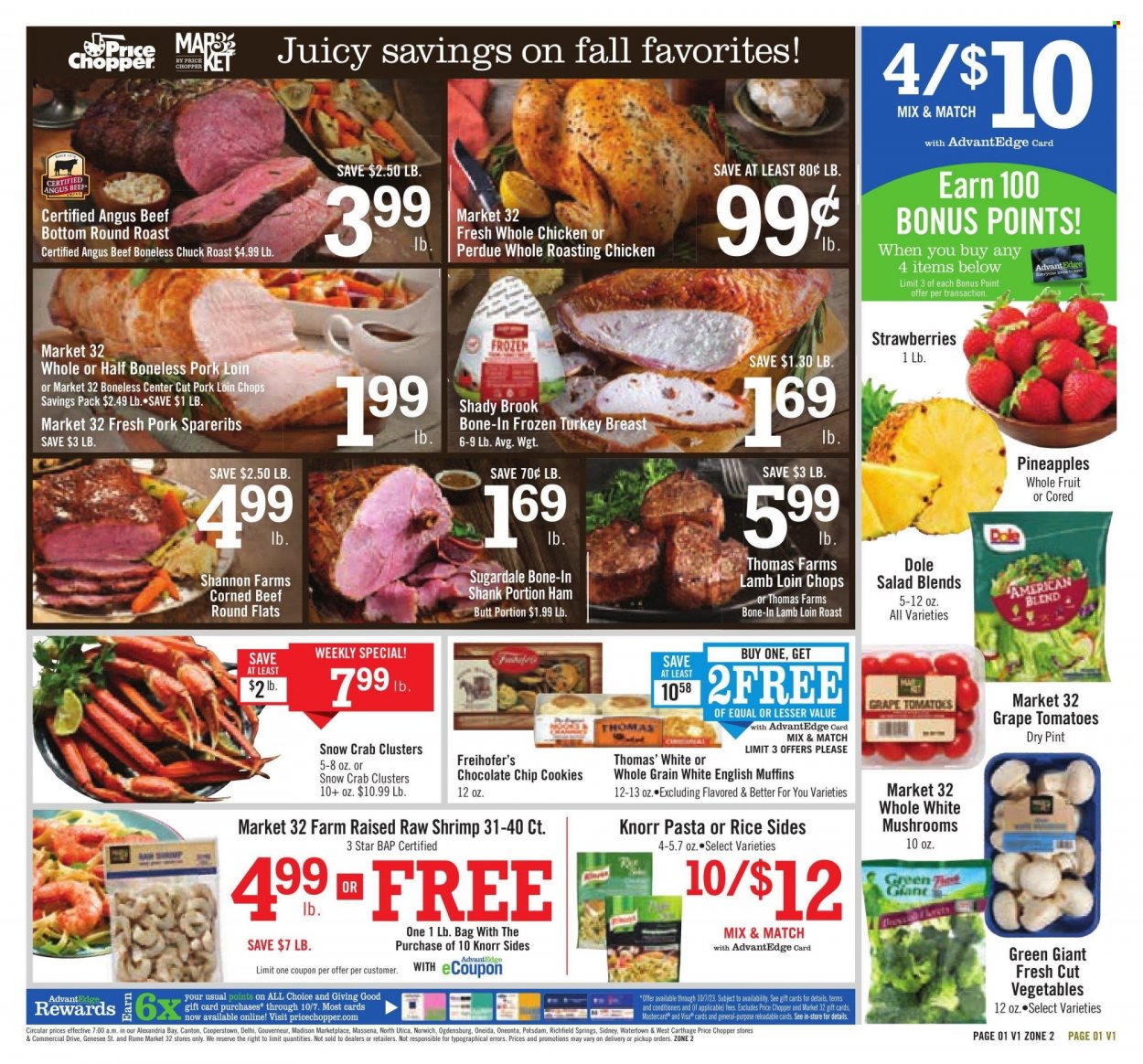 Price Chopper ad - 10/01/2023 - 10/07/2023. Page 1