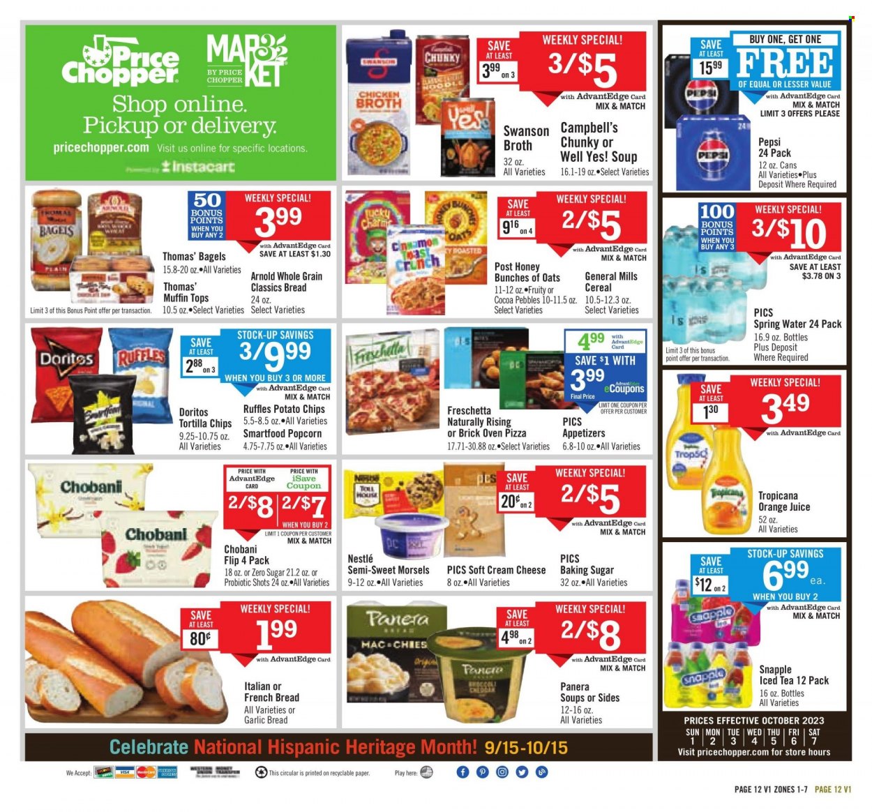 Price Chopper ad - 10/01/2023 - 10/07/2023. Page 12