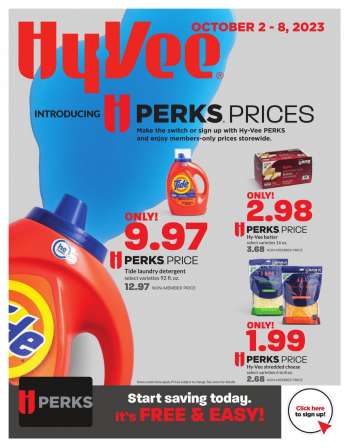 Hy-Vee Flyer - 10/02/2023 - 10/08/2023.