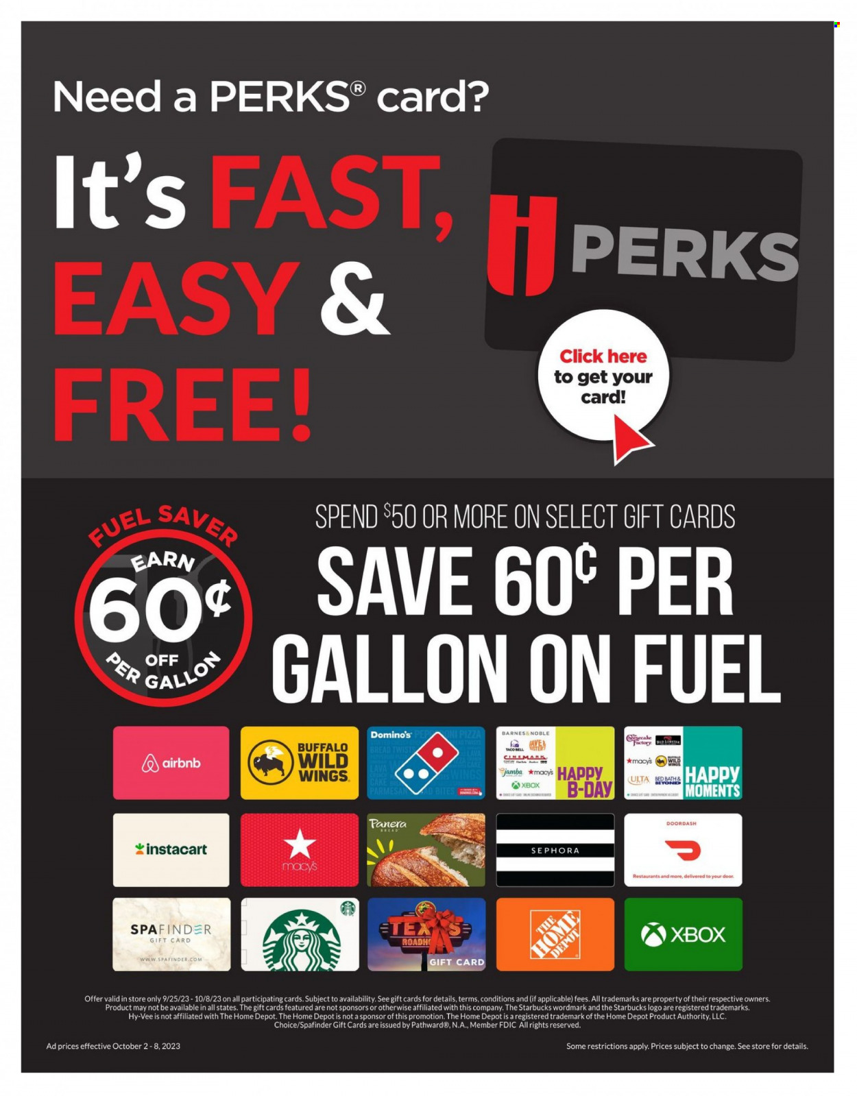 Hy-Vee ad - 10/02/2023 - 10/08/2023. Page 8