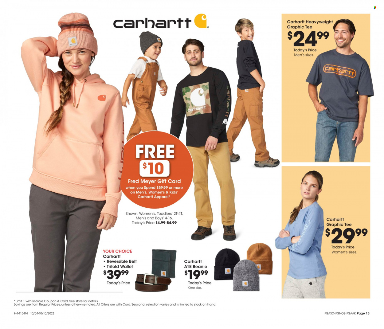 Fred Meyer ad - 10/04/2023 - 10/10/2023. Page 13